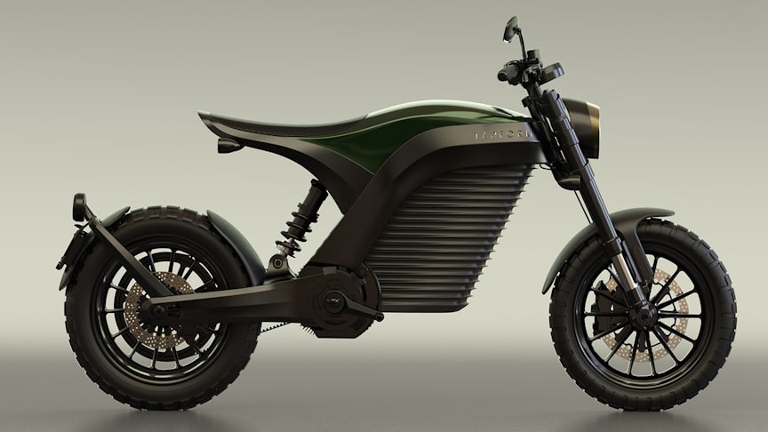 Luxusní elektrický motocykl Tarform Vera Keyless